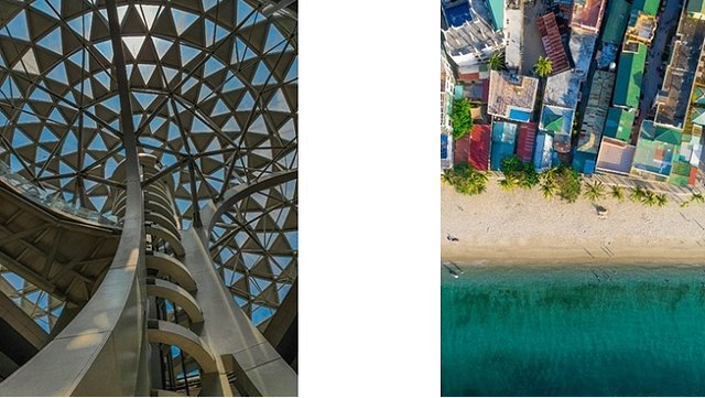 2023-08-19----filipino-3----header-picture-combined-640x361 "Manila, The Philippines" by Rey Melvin Caraan (left) & "Puerto Galera, Philippines" by Jules Bassoleil (right) | Unsplash, resized (both)