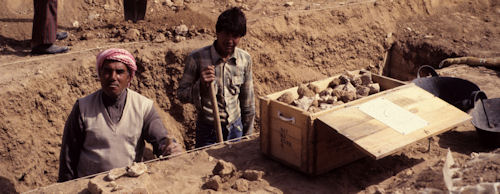 Ill. Excavation in al-Raqqa, Syria (photo Stefan Heidemann)